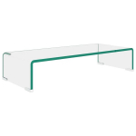 TV stovas/monitoriau，TV staliukass pakyla, skaidrus stiklas, 60x25x11 cm CFE42947