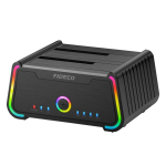 FIDECO YPZ230R HDD / SSD prijungimo / klonavimo stotis (SATA 2,5"/3,5", UASP)