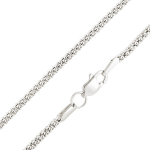 Sidabrinė grandinėlė moterims "Coreana" Brasco 53156