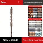 Universalus grąžtas plytelėms, betonui, metalui, stiklui, 8mm-1vnt