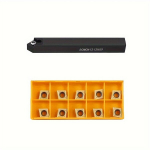 CNC tekinimo įrankių laikiklis su 10 keičiamų plok&scaron;telių, 1PC SCMCN1212H09 + 10PCS CCMT
