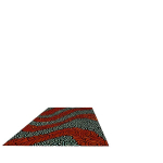 Prabangus ka&scaron;myro bangų kilimas, 79 * 118 colių / 200 * 300 cm