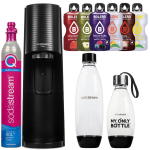 "Saturator SodaStream Terra Black" vienas butelis + "My Only Bottle Black" + bolero