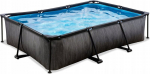 Karkasinis sodo baseinas 300x200 cm Exit - Juodas
