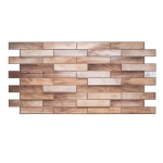 3D PVC sienų plok&scaron;tė Walldone, 980 x 480 mm, 5 vnt.