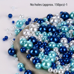 Perlų karoliukų rinkinys rankdarbiams, No holes (approx. 150pcs)-1