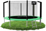 Gardenline batutas 312 cm su kopėčiomis ir vidiniu tinklu