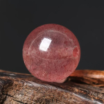 Kvarco karoliukai, 10 mm (apie 33 vnt.)