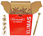 Konstrukciniai medienos sraigtai 6,0x60mm Torx Tx-30, 100 vnt.