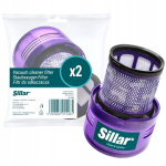 2x filtrai Plaunamas filtras, skirtas "Dyson V11 V15 Detect Absolute Pro" dulkių siurbliui