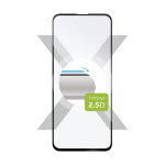FIXUOTA Visos Apimties Apsauginė Grūdinto Stiklo Plok&scaron;tė Samsung Galaxy A51, pilno ekrano klijai, juoda
