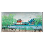 Pelės kilimėlis "LIT Mousepad" Rain at Shinobazu Pond, by Hasui - 1200x600x3mm