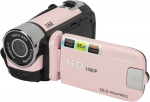 Fockety D90 1080p 16x skaitmeninio priartinimo vaizdo kamera, 2,4 colio Lcd ekranas 16 Mp skaitmeninis fotoaparatas 32 Gb vlogų kamera su papildoma &scaron;viesa, Hd vaizdo įra&scaron;ymas, handycam vaizdo kamera (rožinė)
