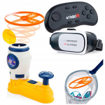 Webski Vr 3d 360 laipsnių Akiniai+gamepad+pneumatinė diskų paleidimo priemonė Steppy