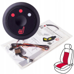 &Scaron;ildomos sėdynės pagalvėlės automobilio 12v, 2x25w, 525x280mm