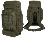 Turistinis kuprinė MAX PACK 85L, Texar, skirtas žygiams pėsčiomis ir stovyklavimui, molle sistema, suspaudimo diržai, alyvuogių spalvos