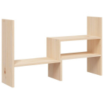 Monitoriaus stovas, (39&ndash;72)x17x43cm, pu&scaron;ies medienos masyvas CFE995833