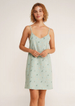 Medvilninė naktinė suknelė SERENE GREENS 8021/010 Giulia, spalva muted mint