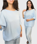 Palaidinė moterims Muslin, mėlyna, Universalus
