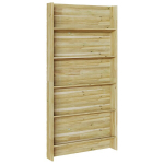 sodo augalų stovas 5 lygių 90x15.5x180 cm Impregnuota pu&scaron;is CFE17304