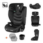 Automobilinė vaiki&scaron;ka kėdutė Tulano Joy 20, 15-36 kg, juoda