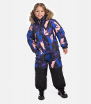 Huppa Žieminis kombinezonas WILLE, blue pattern/ black