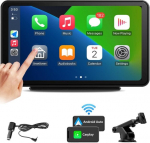 Automobilio ekranas CarPlay, belaidis, 7" IPS jutiklinis ekranas