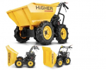 Savaeigis karutis su 4x4 pavara, 6,5 AG LONCIN varikliu, 400 kg keliamoji galia, 240/350 l talpa, HIGHER HP-09615