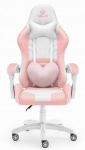 Hell&rsquo;s Chair Rainbow 2.0 Pink-White žaidimų kėdė, iki 120 kg