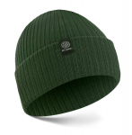 Vyri&scaron;ka žieminė kepurė, beanie, su užlenkiamu kra&scaron;tu, Betlewski, Winter, žalia, 100 % akrilas