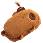 Mokyklinis pliu&scaron;inis penalas Kapibara su plaukų aksesuarais