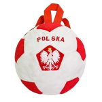 Futbolo kuprinė kamuolys raudona - Beppe