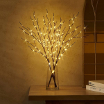 Kalėdinė lauko eglutė, 50 LED lempučių, 80 cm
