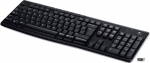 "logitech k270", klaviatūra aaa, jav, daugialypės terpės, belaidis 2.4 [ghz] tipo usb imtuvas, belaidis, juoda