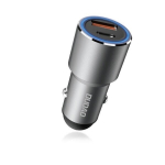 &bdquo;Dudao&ldquo; USB / USB automobilinis įkroviklis, C tipo, greito įkrovimo, 22,5 W, pilkas