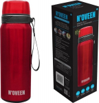 Termokubilas N'oveen 700ml raudonas, nerūdijančio plieno