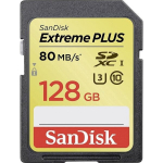 Atminties kortelė SanDisk Secure Digital Ext Plus HC 128GB (80MB / s, UHS1, 10 klasė) EOL