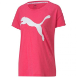 Sportiniai mar&scaron;kinėliai moterims Puma Active Logo Tee Glowing W 852006 76, rožiniai, L