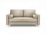 Dvivietė sofa Milo Casa Santo, smėlio/aukso spalvos