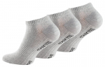 Unisex trumpos kojinės su &scaron;ukuotine medvilne Stark Soul 2124, 3 poros, pilkos