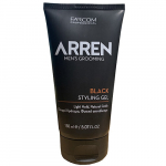 Juodo atspalvio plaukų želė vyrams Farcom Professional ARREN Men's Grooming Black Styling Gel, 150ml
