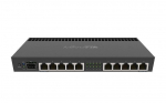 Mikrotik RB4011IGS+RM Gigabit Ethernet Router Black (RouterBOARD 4011iGS+RM - 10x1000-T, 1xSFP+, RouterOS L5, Desktop
