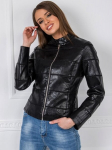 Striukė moterims Biker, juoda
