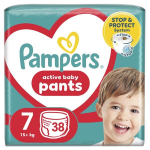 Sauskelnės-kelnaitės PAMPERS Pants, Jumbo Pack, 7 dydis, 38 vnt.