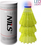 Badmintono skrajukai NILS Extreme NBL6293 LED, 3 vnt.