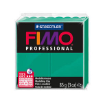 Modeliavimo masė - Fimo Professional - &Scaron;vari žalia - 85 g - Kietėja krosnelėje - 30 min. 110&deg;C