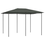 Pavėsinė, antracito spalvos, 3x4x2,6m, 160g/m&sup2;
