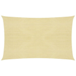 Uždanga nuo saulės, smėlio spalvos, 2x4,5m, HDPE, 160g/m&sup2;, Kreminė spalva