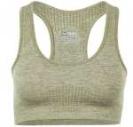 Sportinė liemenėlė moterims Stark Soul&reg; seamless microfiber sport bustier su pakietinimu, žalia