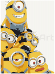 Pie&scaron;imo rinkinys Minions , 15x20